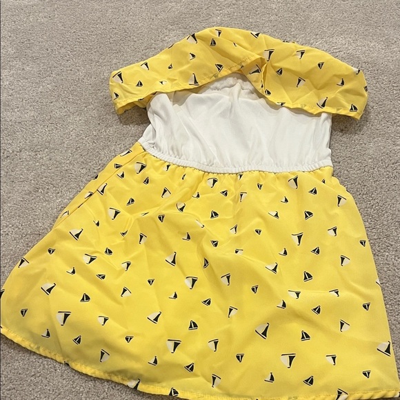 Like 🆕 NAUTICA Yellow Sundress with Sail boat Print. 4T - Picture 5 of 5
